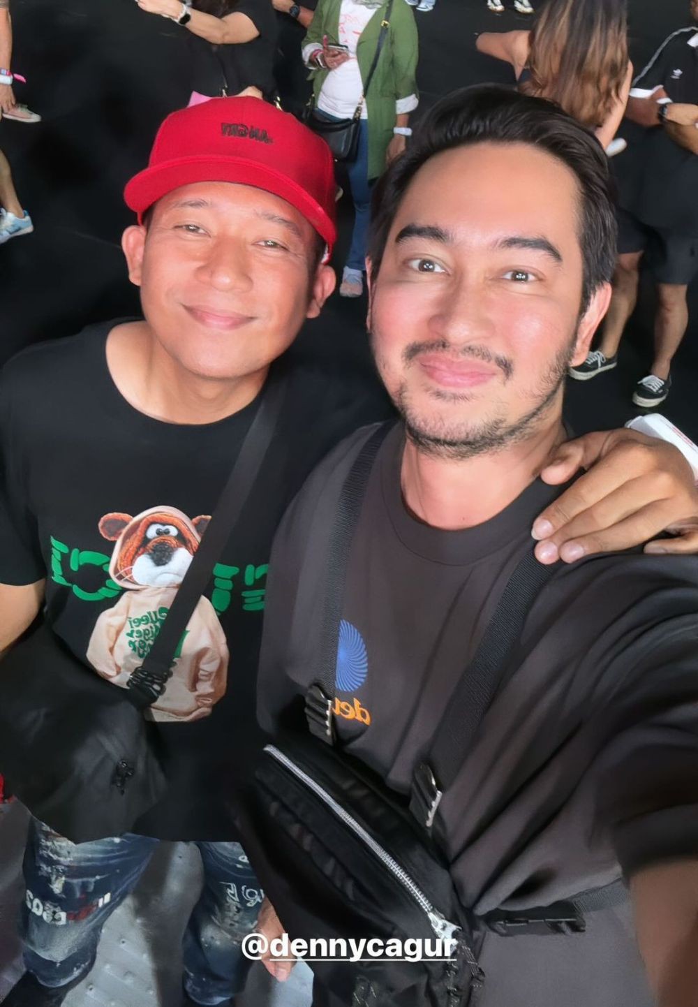 seleb nonton konser Coldplay © Instagram