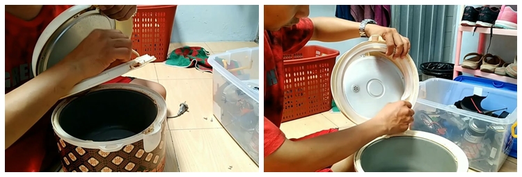 Jadi sebab nasi cepat basi dan kering, ini trik perbaiki karet tutup rice cooker yang telanjur longgar