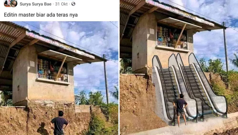 edit nyeleneh fb berbagai sumber