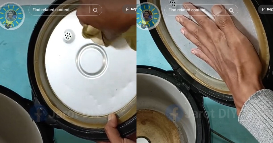 Tanpa diganti karet, ini trik sederhana mengatasi magic com bau cukup pakai 1 alat