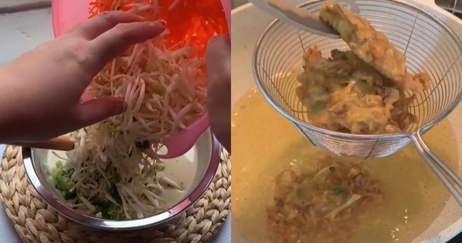 Bukan pakai baking soda atau margarin cair, ini cara goreng bakwan sayur renyah dengan 1 bahan dapur