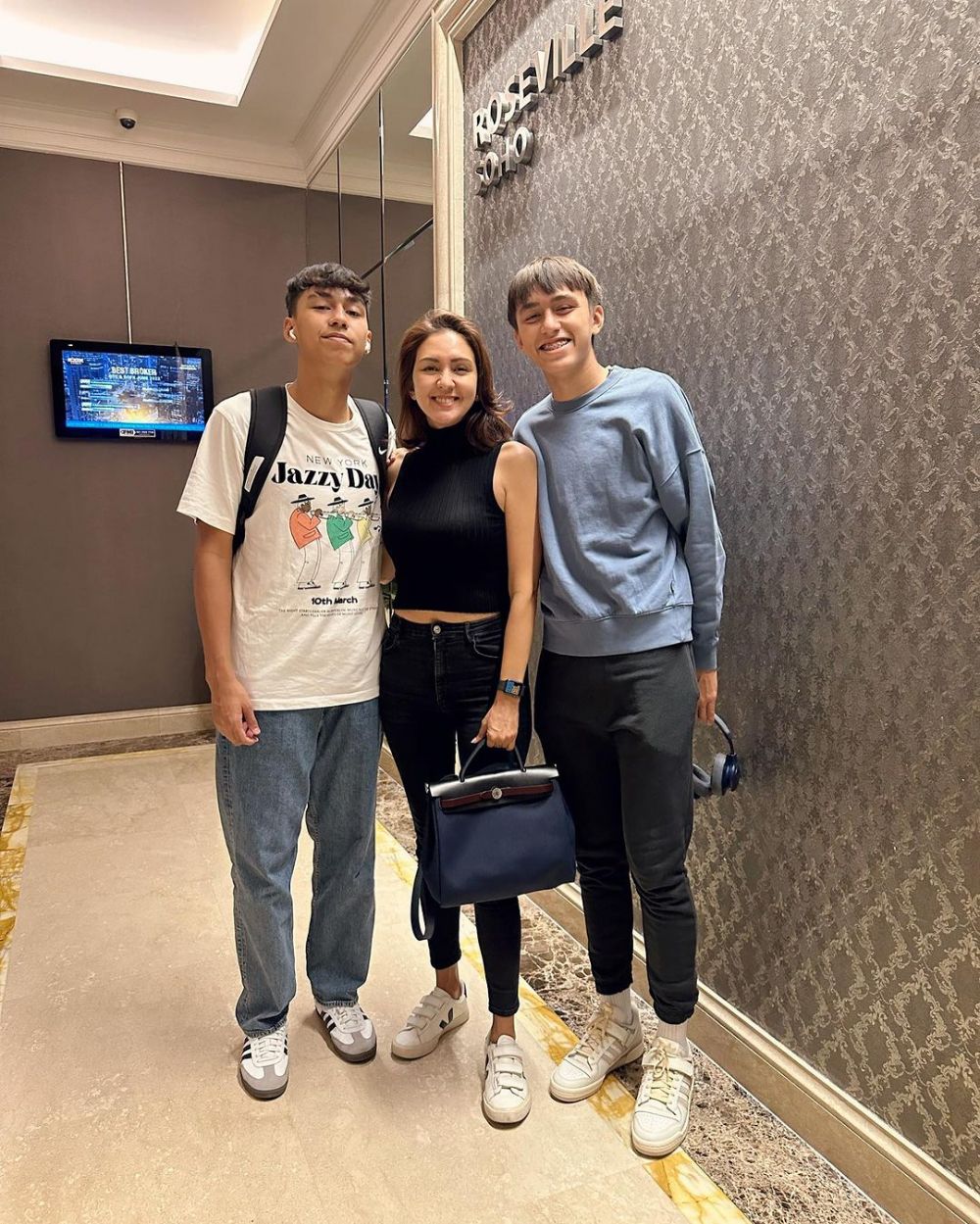 seleb dan anak yang punya tinggi lebih  © instagram