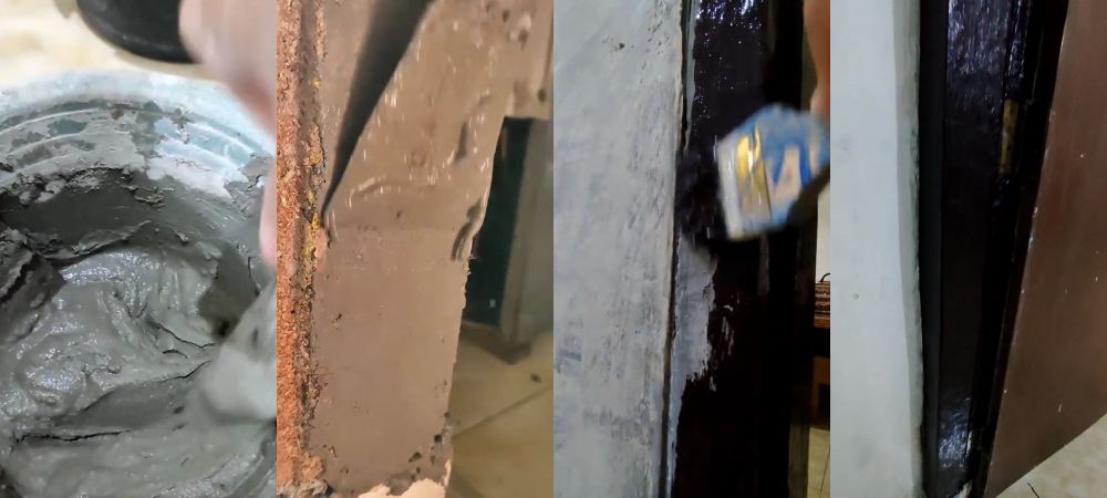 trik bikin kusen pintu keropos jadi kokoh lagi bak baru © berbagai sumber