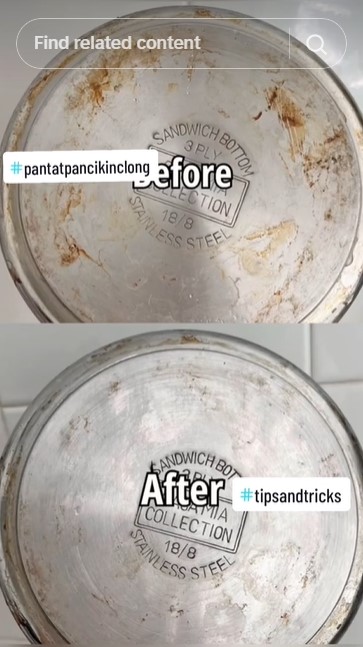 Tanpa baking soda atau air panas, ini trik hilangkan noda gosong di pantat panci pakai 2 bahan dapur