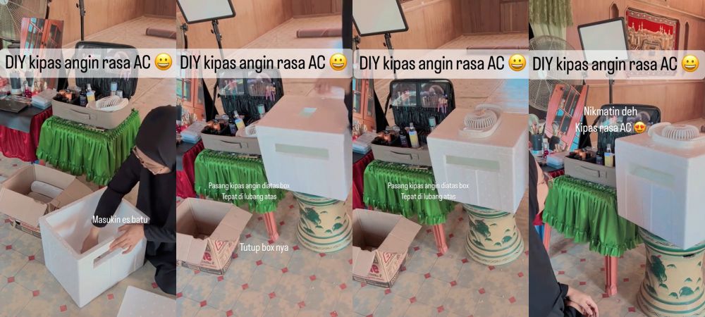 Trik bikin kipas angin sedingin AC © berbagai sumber