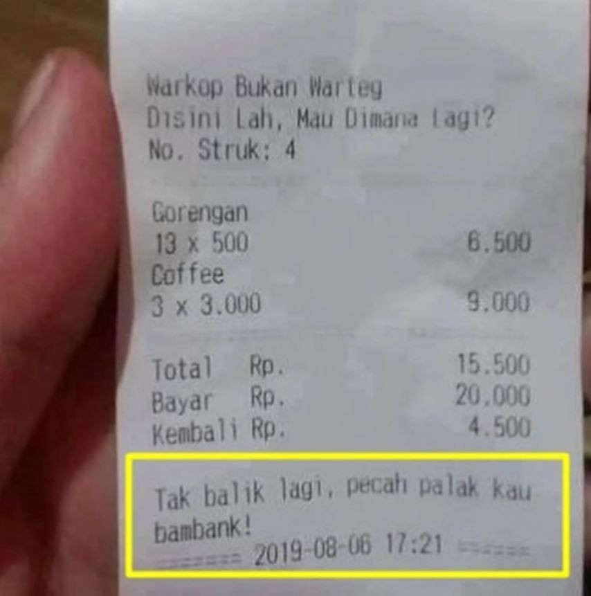 Potret kocak daftar belanjaan Berbagai sumber