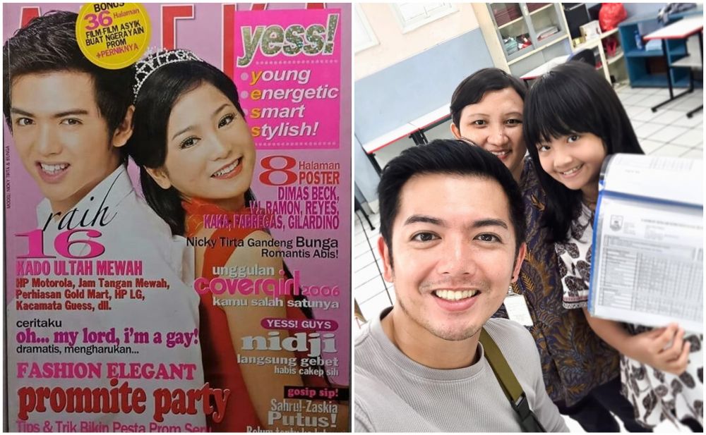 Potret dulu dan kini Nicky Tirta © 2023 brilio.net