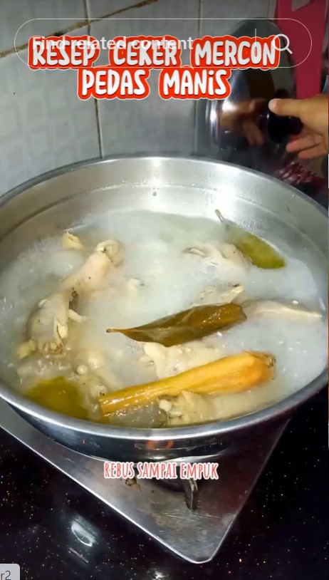 Empuk dalam 5 menit, ini trik rebus ceker agar hemat gas tanpa presto cukup tambah 1 bahan dapur
