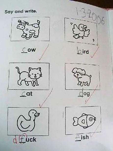 potret lucu jawaban anak SD di lembar ujian Berbagai sumber