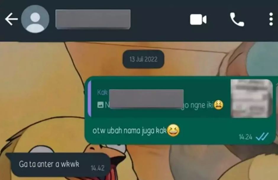 chat lucu kurir paket ajak pelanggan bercanda Berbagai sumber