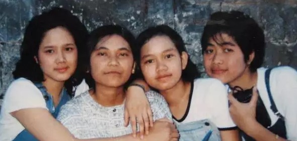 potret Maia dan Mulan saat sekolah © berbagai sumber