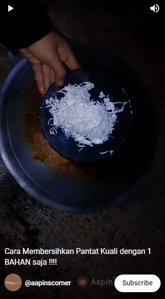Cuma pakai 1 bahan, ini trik mudah menghilangkan kerak di pantat wajan