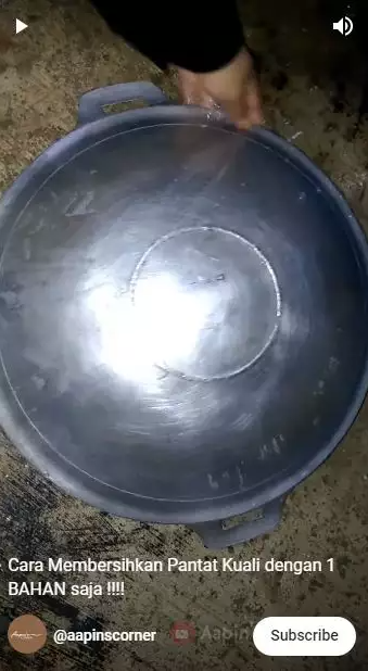 Cuma pakai 1 bahan, ini trik mudah menghilangkan kerak di pantat wajan