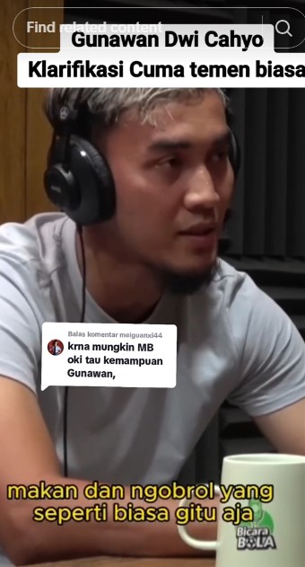 klarifikasi Gunawan kepergok jalan © TikTok klarifikasi Gunawan kepergok jalan © TikTok