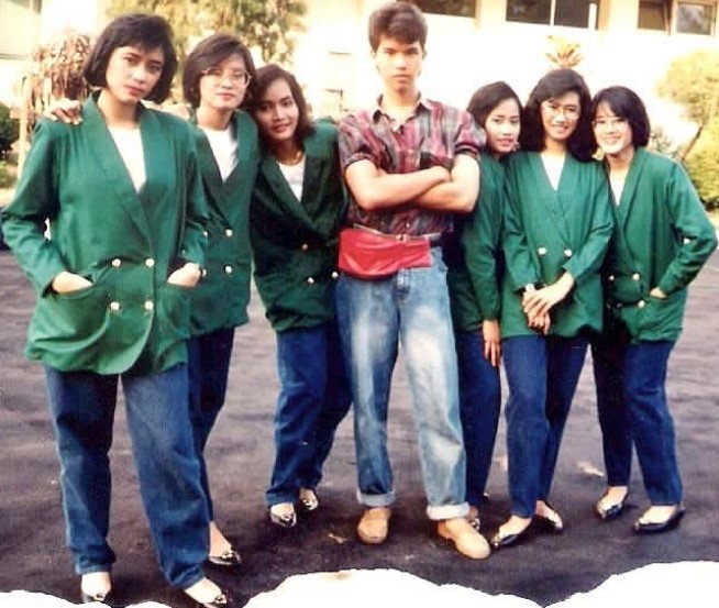 Ahmad Dhani saat masih sekolah © Instagram