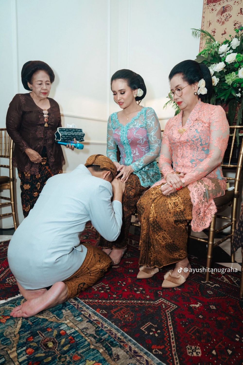 momen ayushita di upacara langkahan © instagram