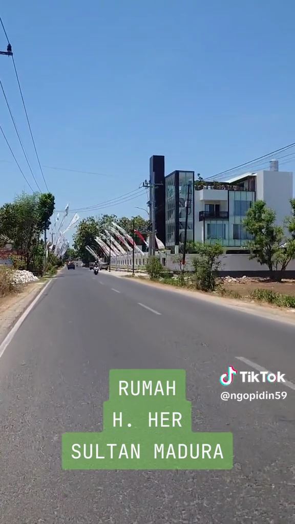 rumah sultan madura © TikTok