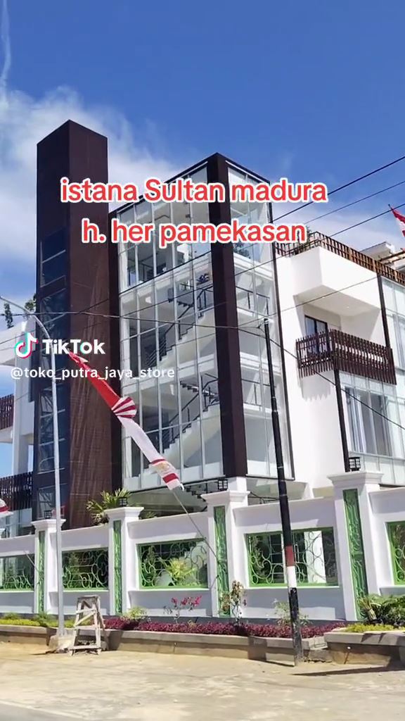 rumah sultan madura © TikTok