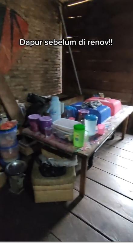 renovasi dapur hasilnya nyeleneh © TikTok