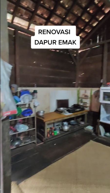 renovasi dapur hasilnya nyeleneh © TikTok