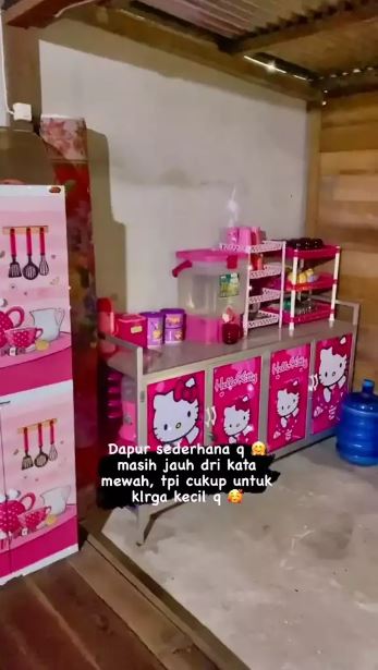 potret penataan dapur rumah sederhana TikTok