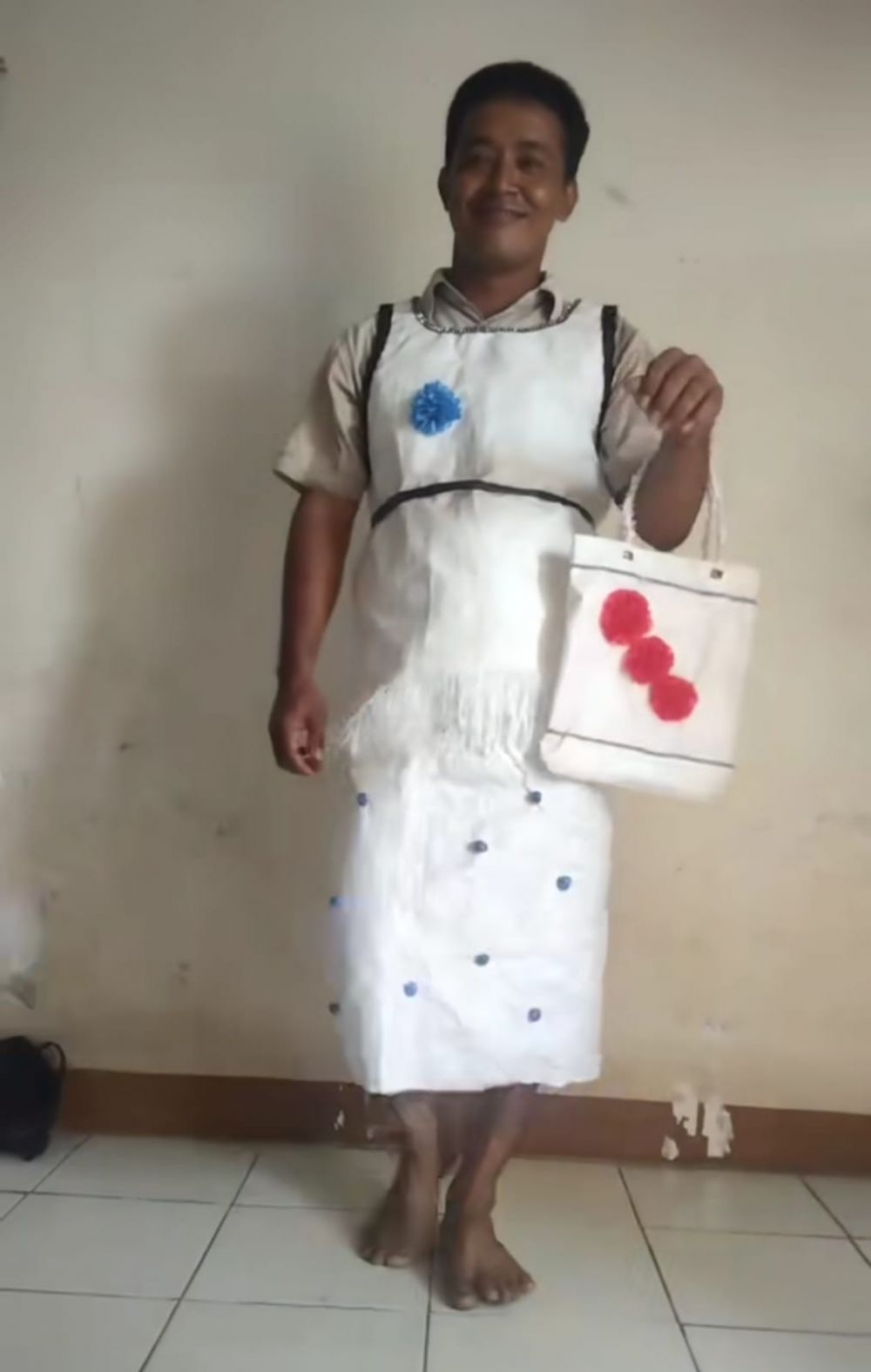 baju karung bos berbagai sumber