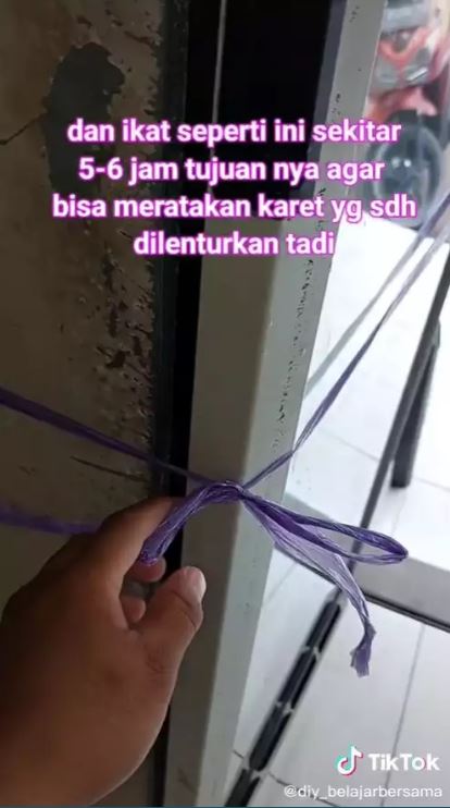 Cara mengatasi karet kulkas longgar agar kembali rapat dan lentur cuma pakai 1 alat sederhana