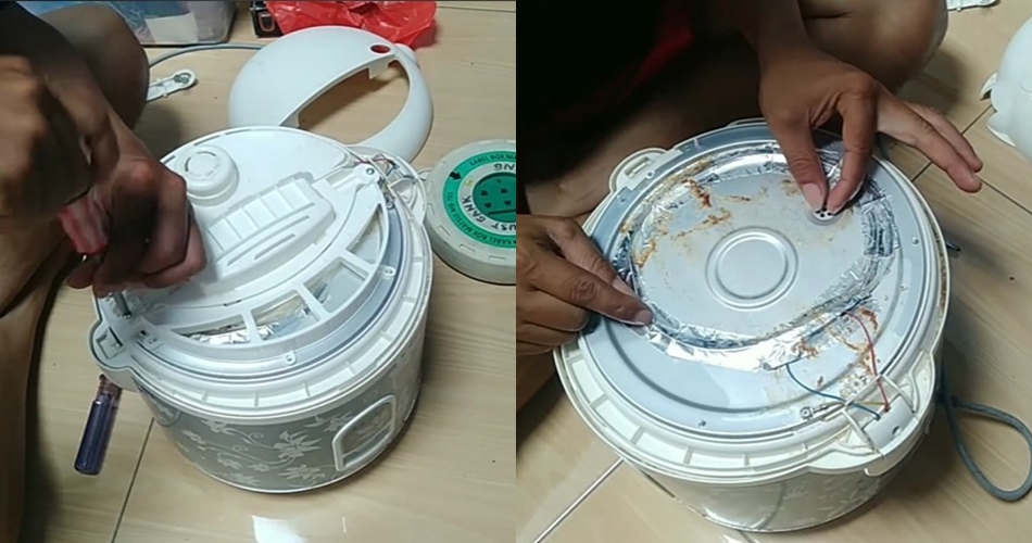 Trik atasi rice cooker yang mudah menyetrum agar normal lagi, cukup pakai 1 alat