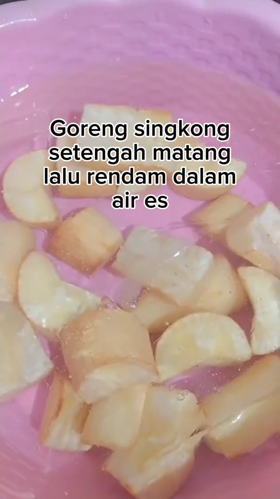 Tanpa direbus, ini cara bikin singkong goreng mekar dan renyah tahan lama cuma tambah 1 bahan makanan