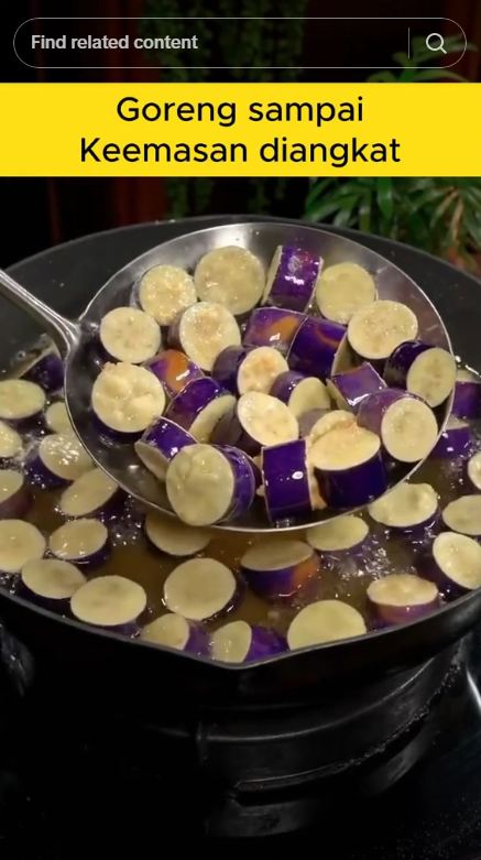 Tanpa ditaburi maizena, ini trik goreng terong agar tak serap banyak minyak pakai 2 bahan dapur