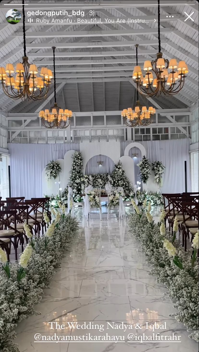momen pernikahan nadya dan iqbal rosadi © instagram momen pernikahan nadya dan iqbal rosadi © instagram