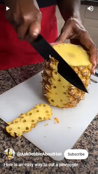 Trik jitu mengupas dan memotong nanas agar rapi dan air buahnya tak berceceran ke mana-mana