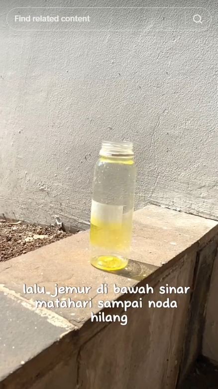 Tanpa dicuci sabun, begini cara basmi noda kunyit membandel di botol plastik modal Rp0