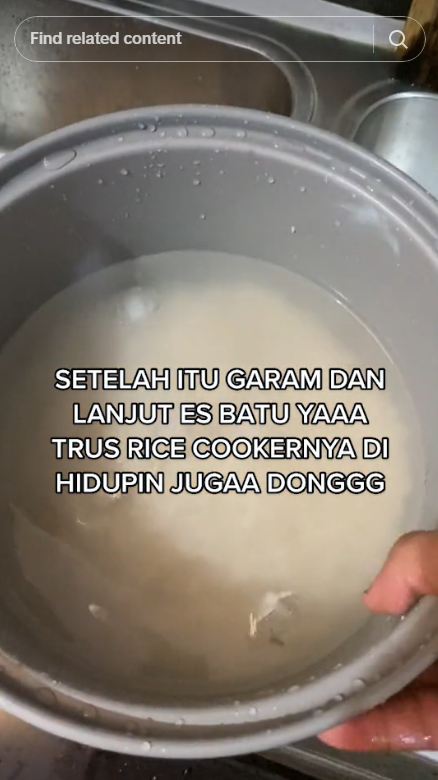 Tak ditambah minyak goreng atau margarin, begini cara menanak nasi supaya tak berkerak dan makin gurih