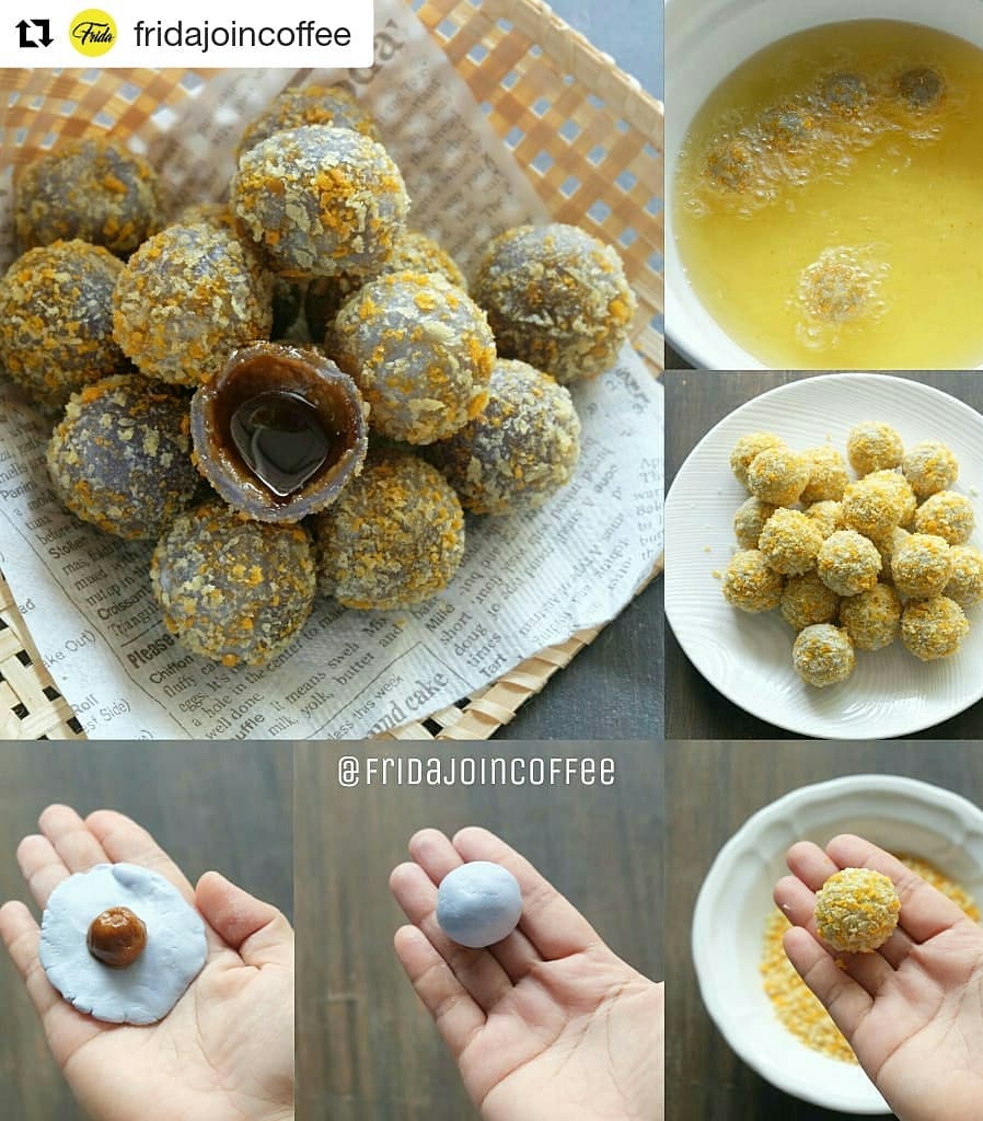 23 Cara membuat klepon ketan isi gula merah, manis dan legit