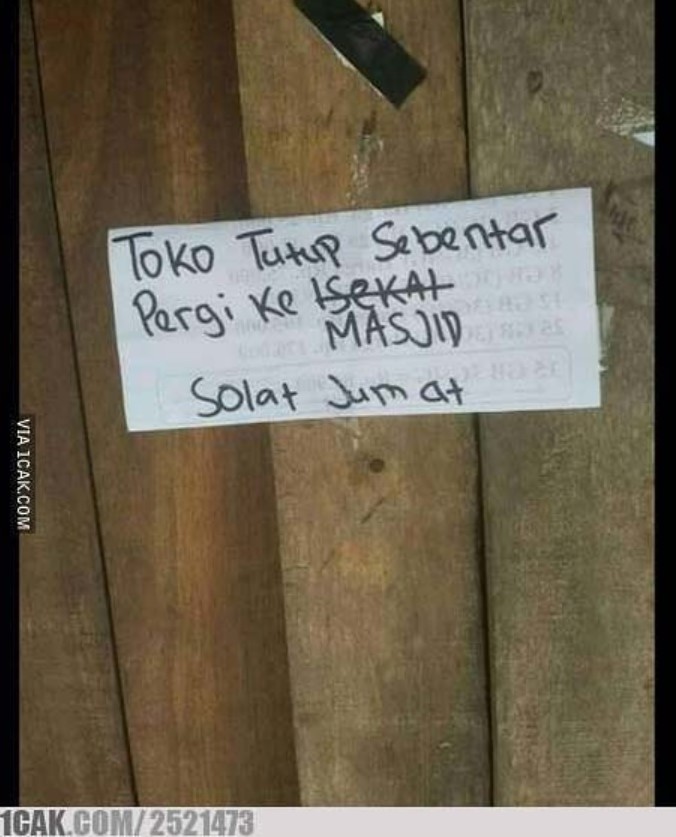 Potret kocak toko tutup Berbagai sumber