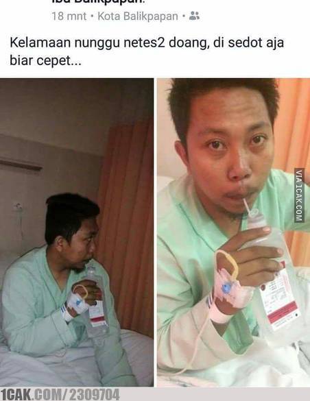 Potret pura-pura sakit Berbagai sumber