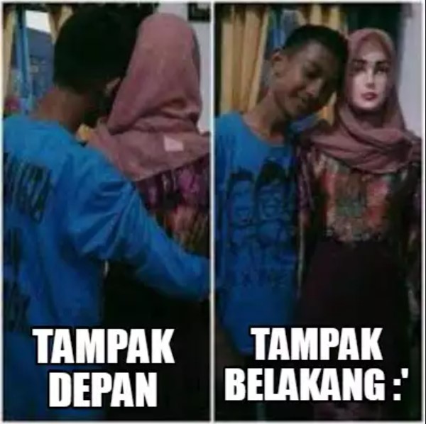 Potret kocak depan belakang Berbagai sumber