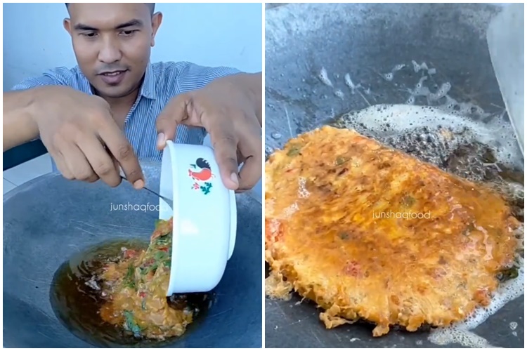 Bukan ditambah tepung terigu, ini trik bikin telur dadar semakin tebal cuma tambah 1 bahan makanan