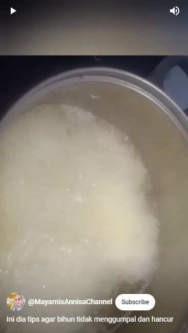 Tak perlu direndam, ini trik mengolah bihun agar tak menggumpal dan mudah putus