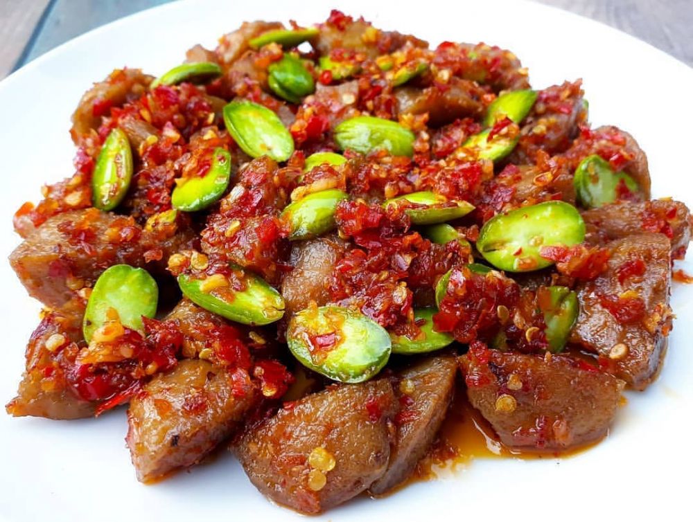 25 Resep aneka sambal petai, enak, simpel, dan rasanya nendang