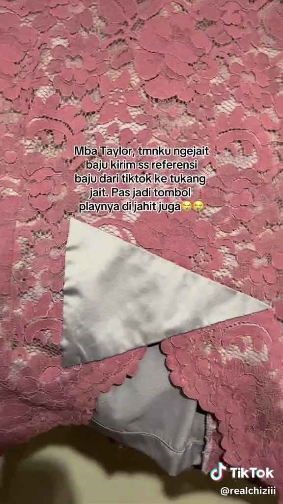 Jahit modal screenshoot © TikTok