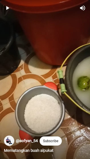 Bukan ditusuk pakai lidi atau diperam, ini trik mematangkan buah alpukat hanya dengan 1 ampas dapur