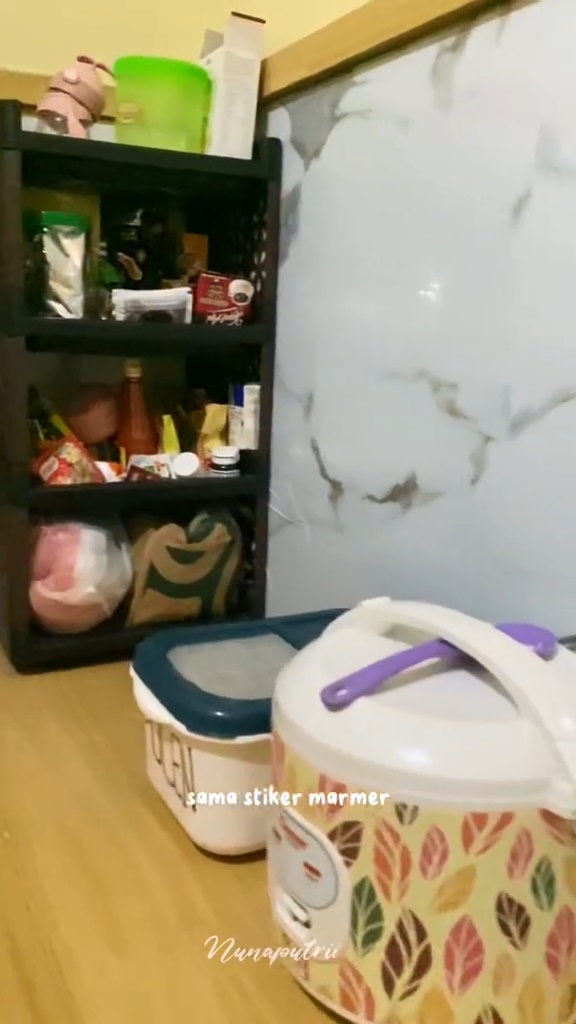 dapur kontrakan makeover © TikTok