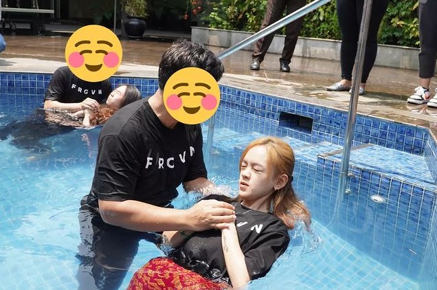 artis cilik antagonis Genta Buana baptis © berbagai sumber