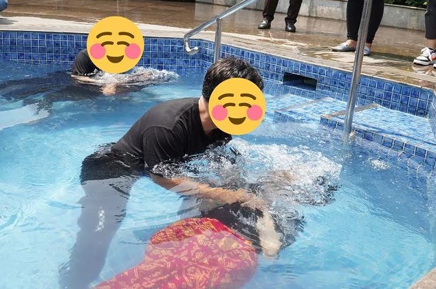 artis cilik antagonis Genta Buana baptis © berbagai sumber