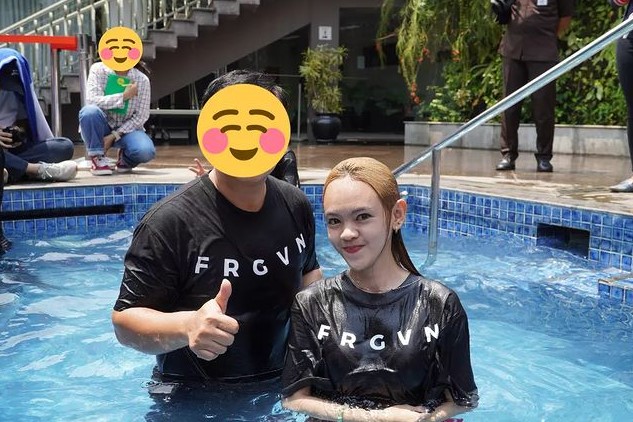 artis cilik antagonis Genta Buana baptis © berbagai sumber