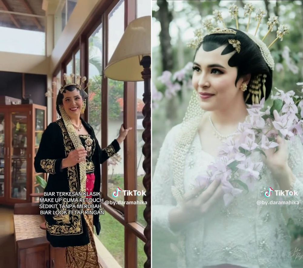 bule makeup putri solo © TikTok