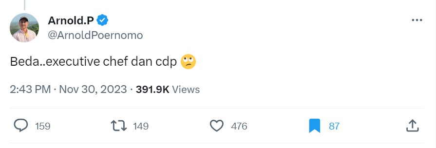 Chef Arnold tanggapi kontroversi juara MasterChef Indonesia 11 © berbagai sumber