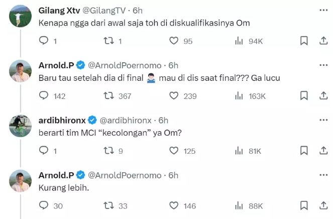 kontroversi mci 11 © berbagai sumber